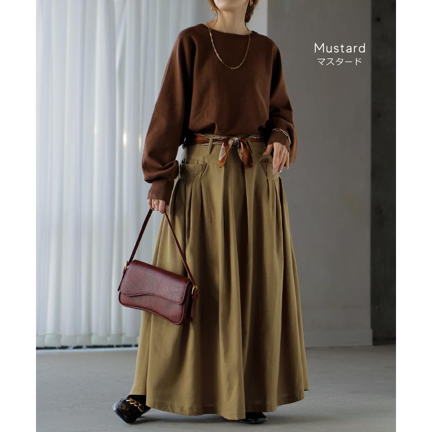 スカート ロング マキシ フレアスカート Aライン ロングスカート | HUG.U | 19