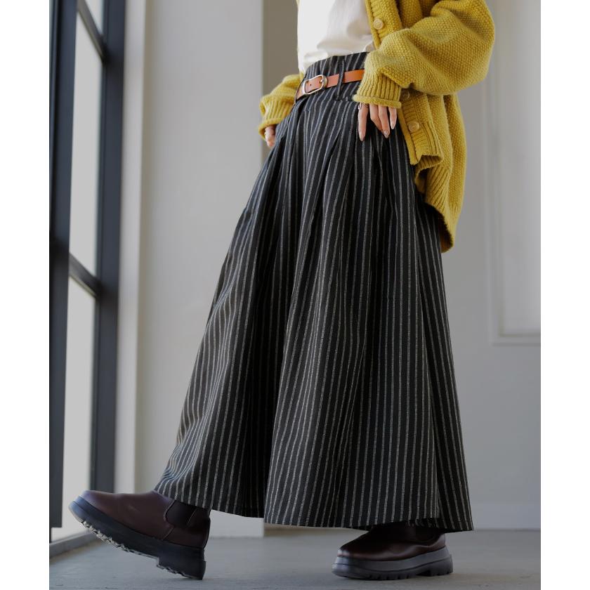 HUG.U（ハグユー） スカート ロング マキシ フレアスカート Aライン