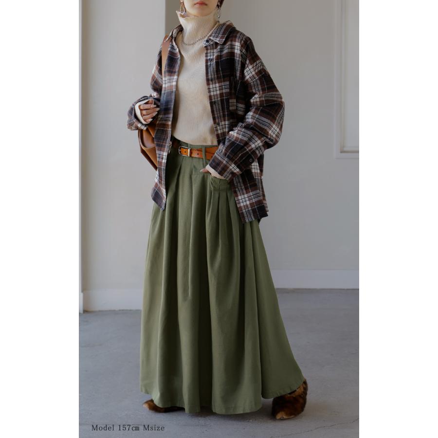 スカート ロング マキシ フレアスカート Aライン ロングスカート | HUG.U | 12