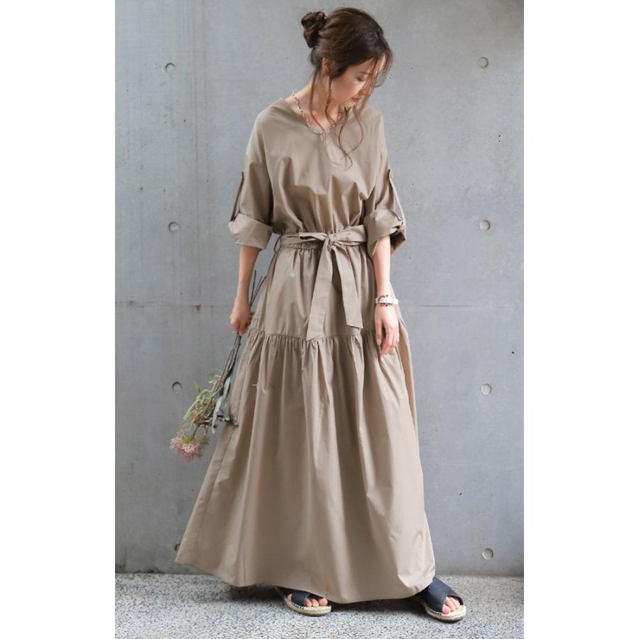 ワンピース レディース ロングワンピース フレアワンピース ワンピ ウエストリボン マキシ 長袖 大きいサイズ カジュアル 夏 X590 Hug U ハグユー 通販 Yahoo ショッピング