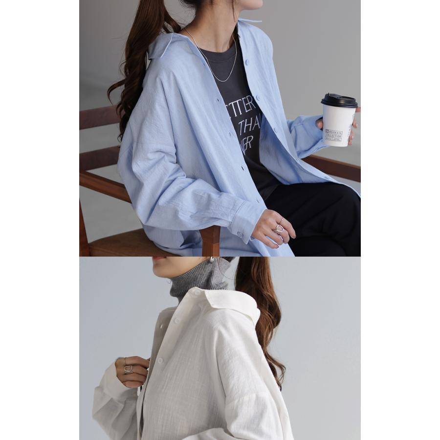 シャツワンピース ワンピース レディース ロング 白 長袖 黒 大きいサイズ | HUG.U | 20