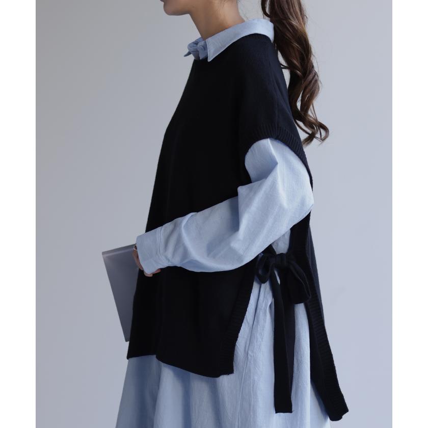 ビバユー　ワンピース　Sサイズ 小さいサイズ スキッパーシャツワンピース 低身長さん・小柄女性