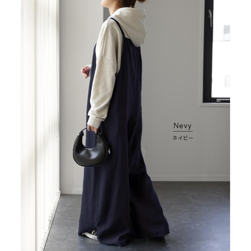 オールインワン レディース サロペット シンプル つなぎ きれいめ パンツ | HUG.U | 18