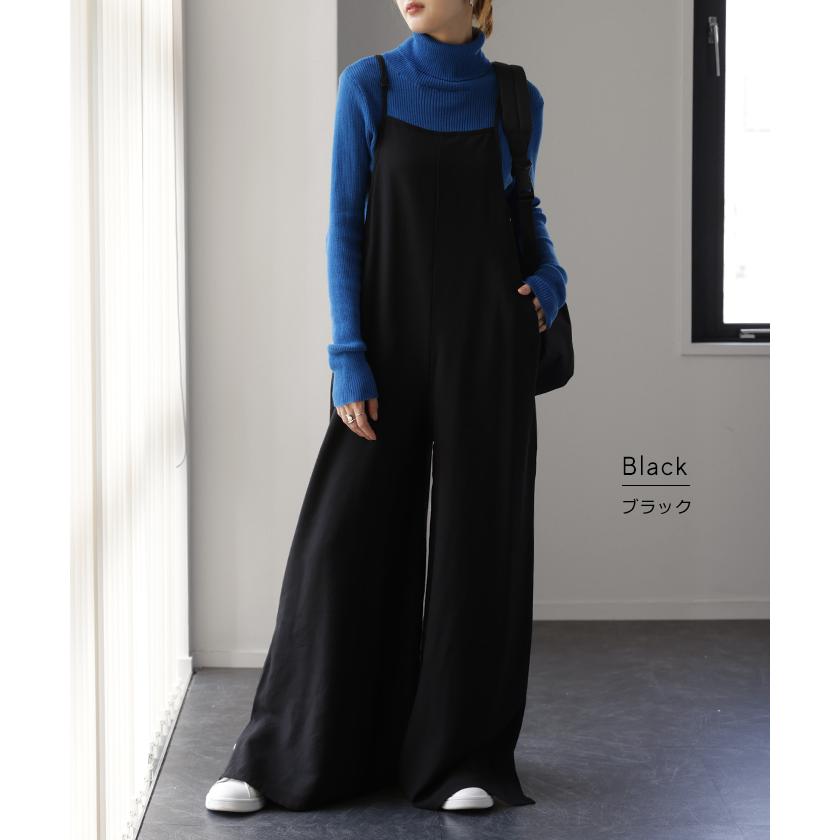 オールインワン レディース サロペット シンプル つなぎ きれいめ パンツ | HUG.U | 22