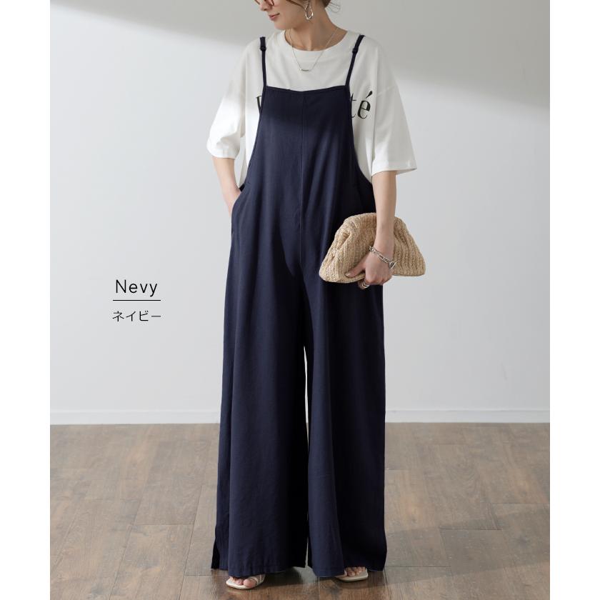 オールインワン レディース サロペット シンプル つなぎ きれいめ パンツ | HUG.U | 22