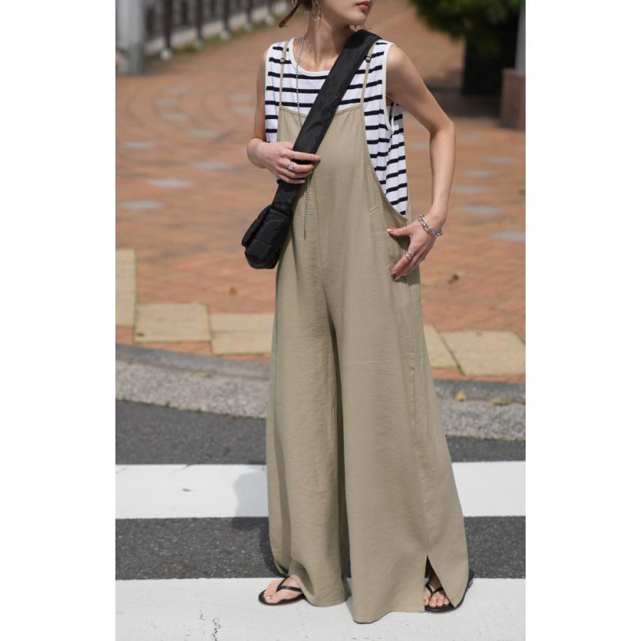 オールインワン レディース サロペット シンプル つなぎ きれいめ パンツ | HUG.U | 12