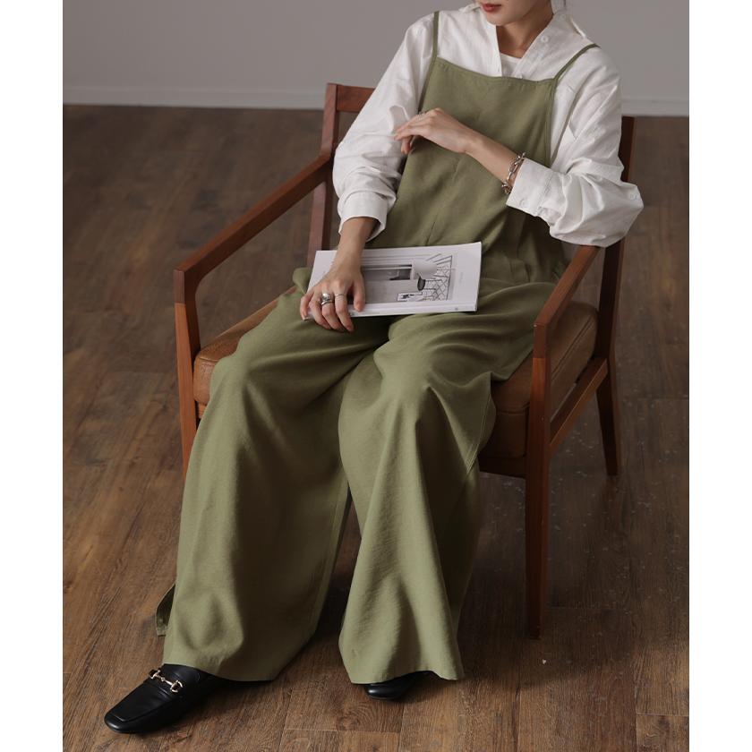 オールインワン レディース サロペット シンプル つなぎ きれいめ パンツ | HUG.U | 13