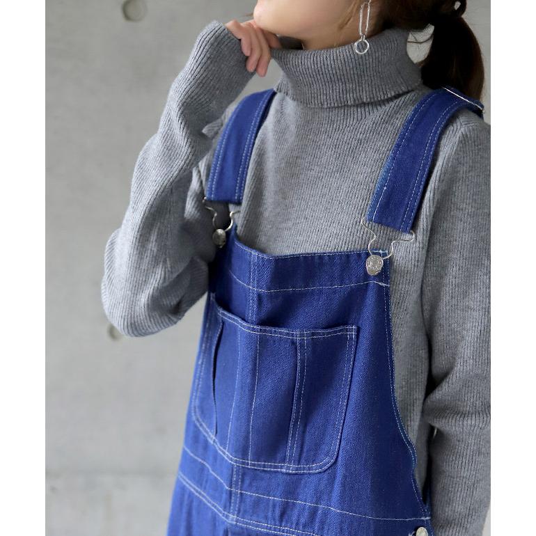 HUG.U（ハグユー） オールインワン デニム レディース サロペット 体型