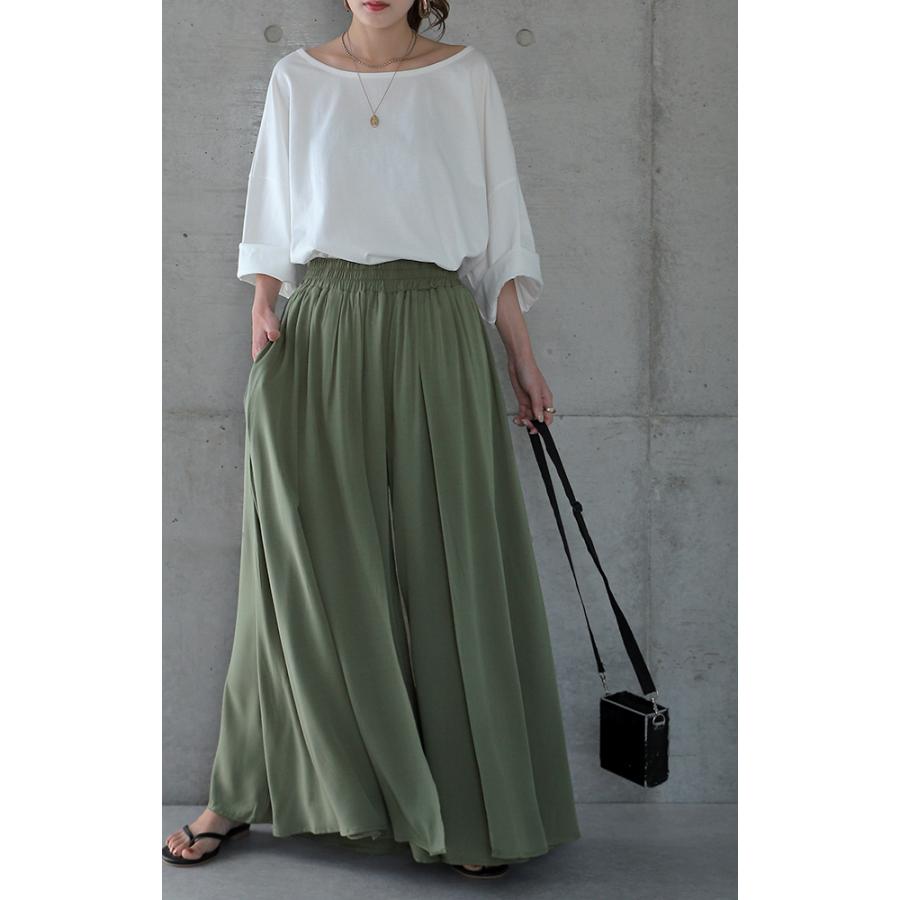 HUG.U SALE ワイドパンツ レディース パンツ リラックス