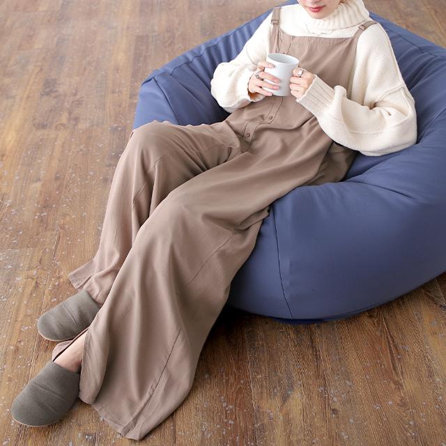 オールインワン レディース サロペット 体型カバー ナチュラル きれいめ | HUG.U | 08