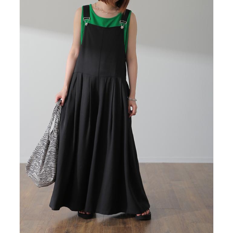 オールインワン レディース サロペット 大きいサイズ ワイドパンツ ワイドパンツルック | HUG.U | 20