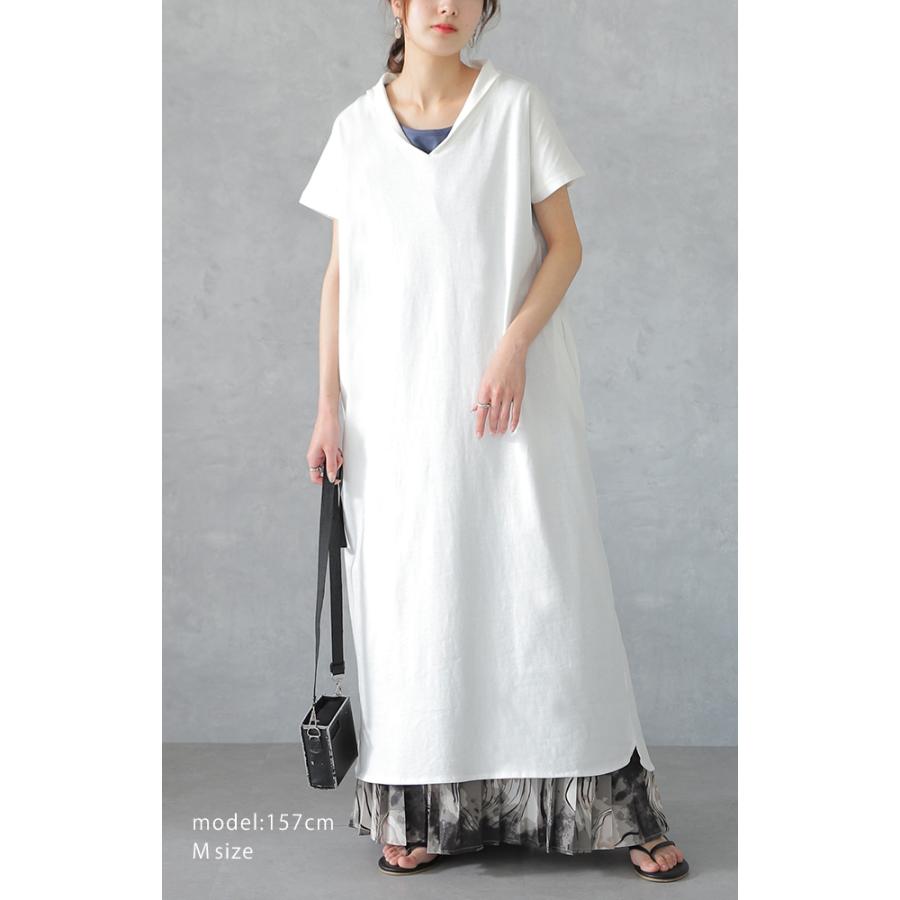 ワンピース マキシ丈ワンピース ロングワンピース マキシワンピ マキシ ロング 半袖 大きいサイズ | HUG.U | 17