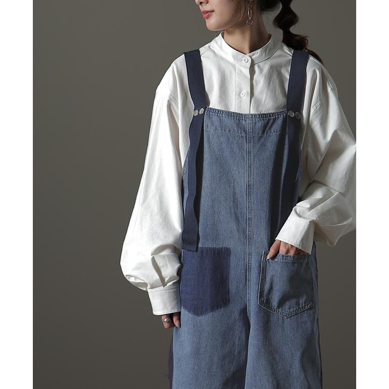 オールインワン レディース サロペット デニム 大きいサイズ オーバーオール 韓国 | HUG.U | 16