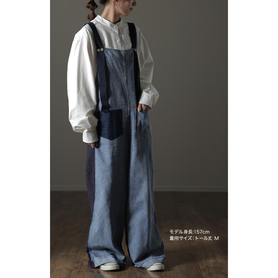 オールインワン レディース サロペット デニム 大きいサイズ オーバーオール 韓国 | HUG.U | 19