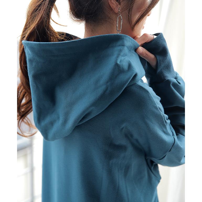 ワンピース レディース  ロングワンピース 長袖 パーカーワンピース ロング | HUG.U | 23