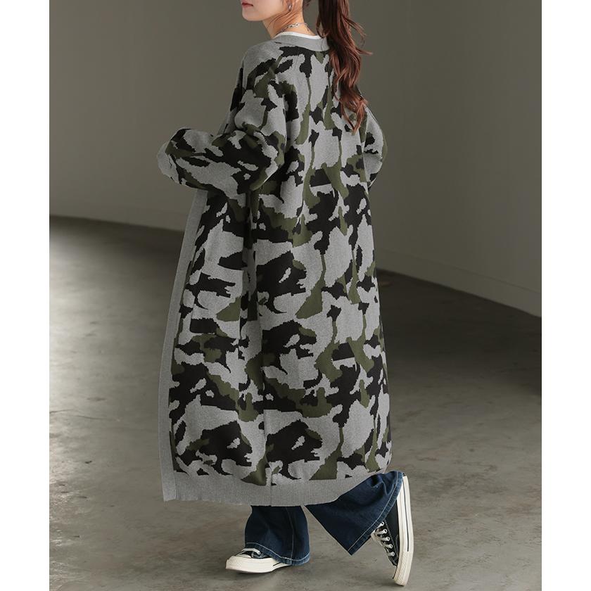 HUG.U（ハグユー） カーディガン ロングカーディガン コットン100