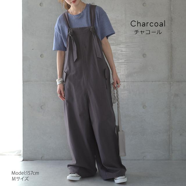 オールインワン レディース サロペット 大きいサイズ つなぎ オーバーオール 綿 | HUG.U | 16