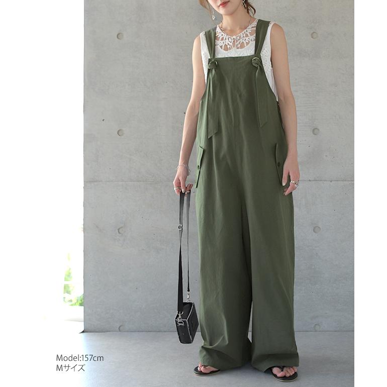 HUG.U（ハグユー） オールインワン レディース サロペット 大きい