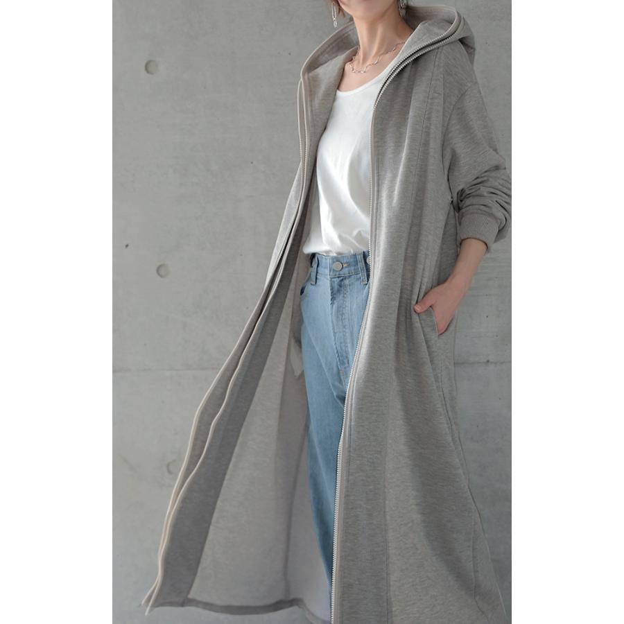 ロングパーカー パーカー スウェット レディース トレーナー フーディ 大きめ ジップアップ ダブルジップ パーカーワンピース アウター 秋冬 10月25日0時再再販 Y300 Hug U ハグユー 通販 Yahoo ショッピング