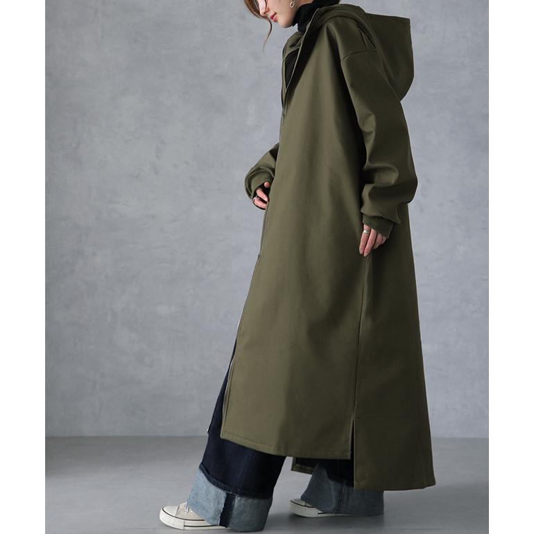 アウター レディース ミリタリーコート 暖か ロングコート 極暖 コート 裏起毛 | HUG.U | 08