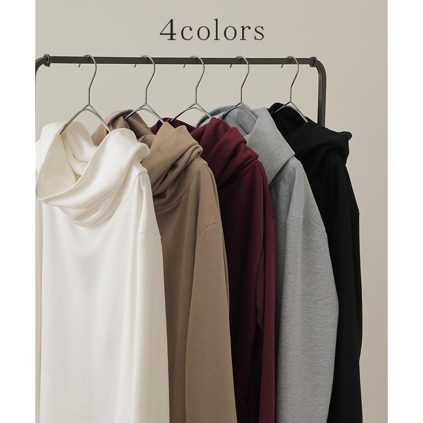 トップス レディース タートルネック 長袖 ハイネック カットソー | HUG.U | 14