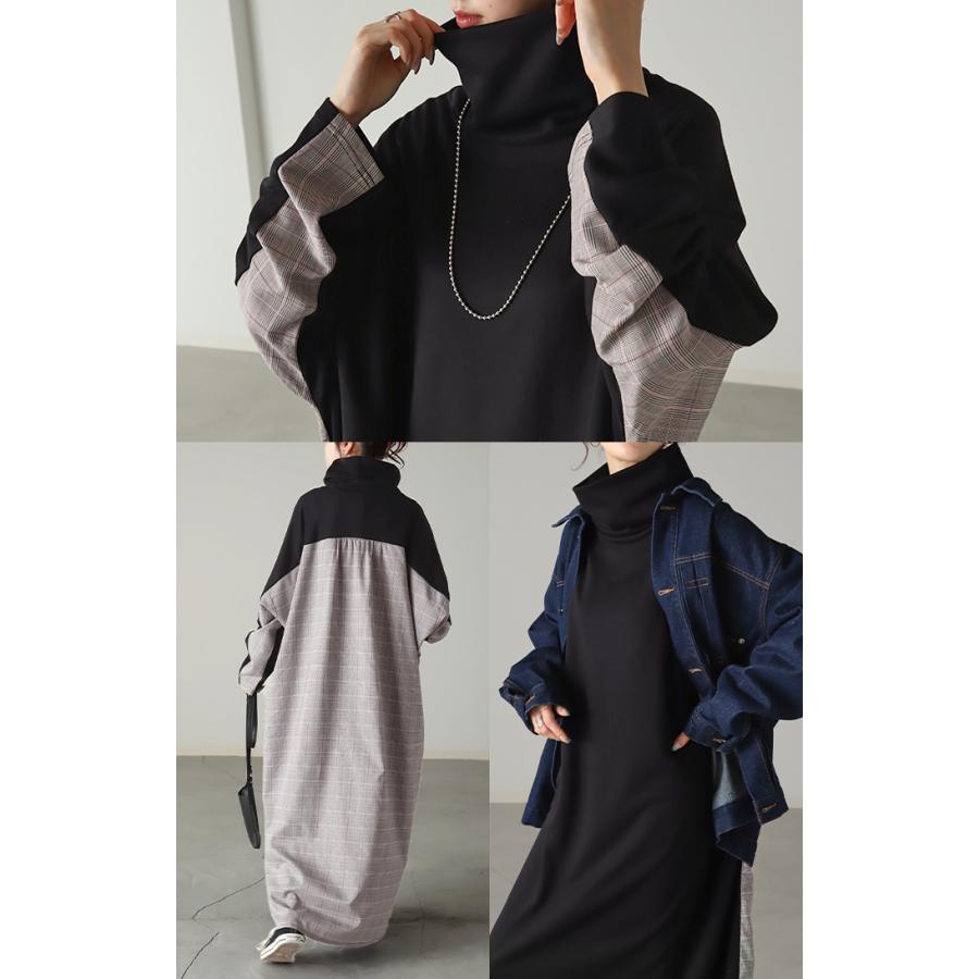 HUG.U（ハグユー） ワンピース 長袖 ロングワンピース チェック