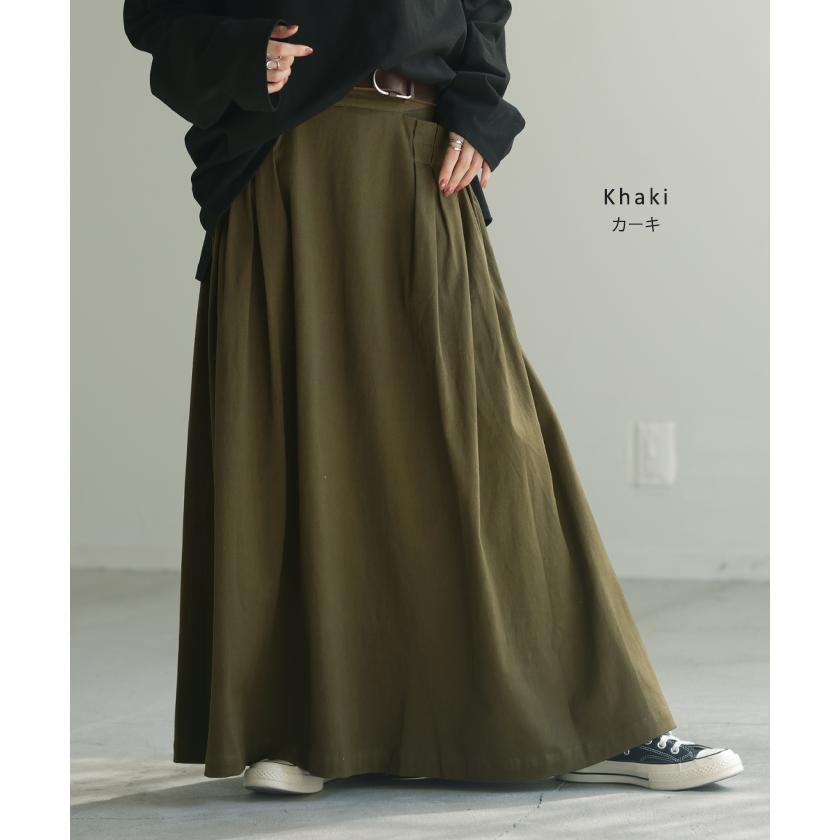 MARK & LONA★フレアスカート★カーキ36 MARK & LONA☆フレアスカート☆カーキ36 MARK & LONA☆フレア
