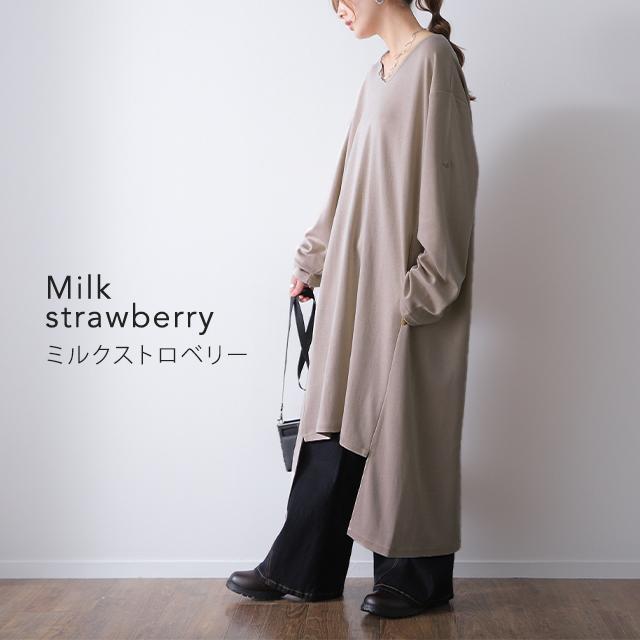 ワンピース ロングワンピース レディース ロング ワンピ ワンピース マキシ スリット 長袖 無地 Aライン 体型カバー | HUG.U | 20