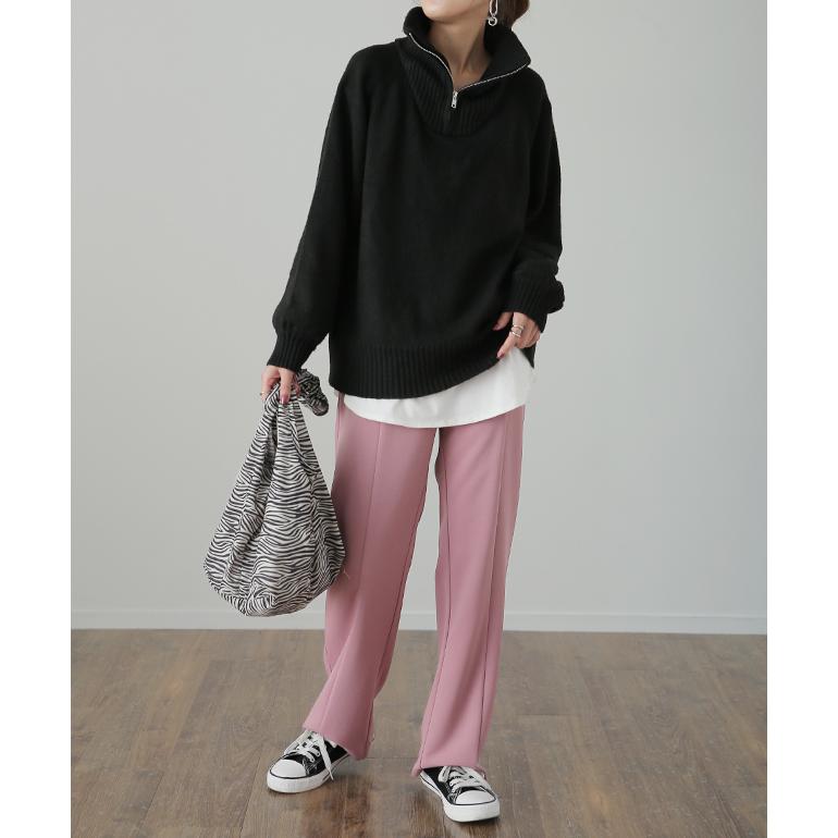 キャミソール レディース  インナー 重ね着 レース プリーツ レイヤード ボーダー | HUG.U | 23