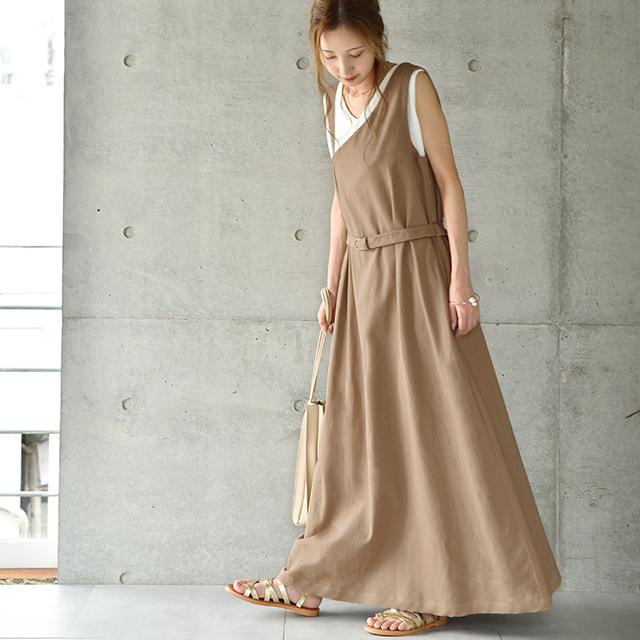 ワンピース レディース 夏 サロペット ロングワンピース 体型カバー ワンショルダー Y399 Hug U ハグユー 通販 Yahoo ショッピング