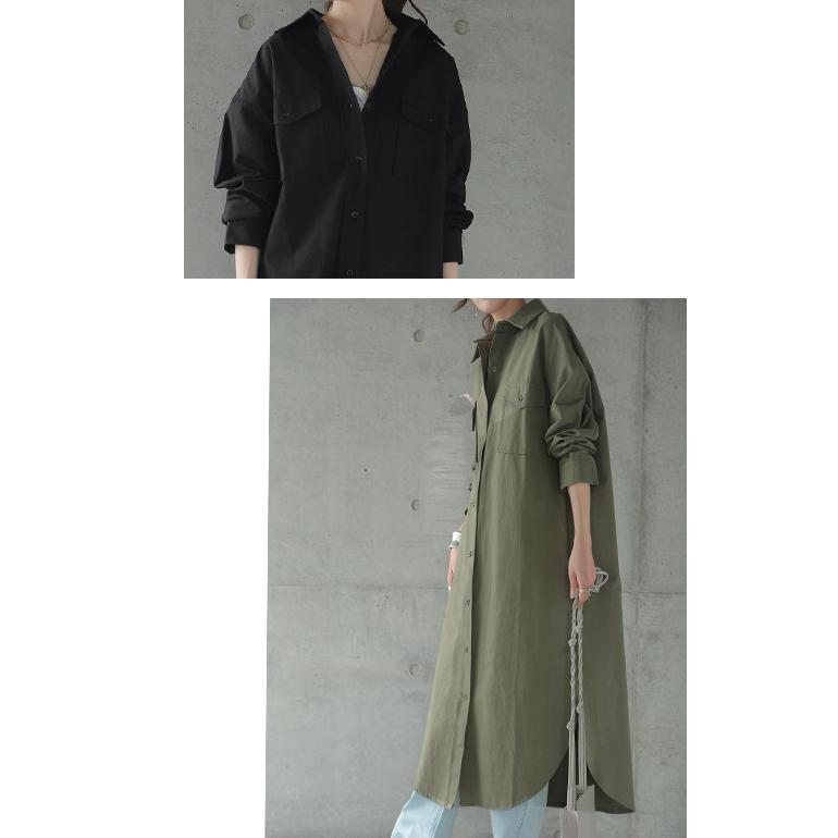 HUG.U SALE シャツ ロングシャツ シャツワンピース アウター