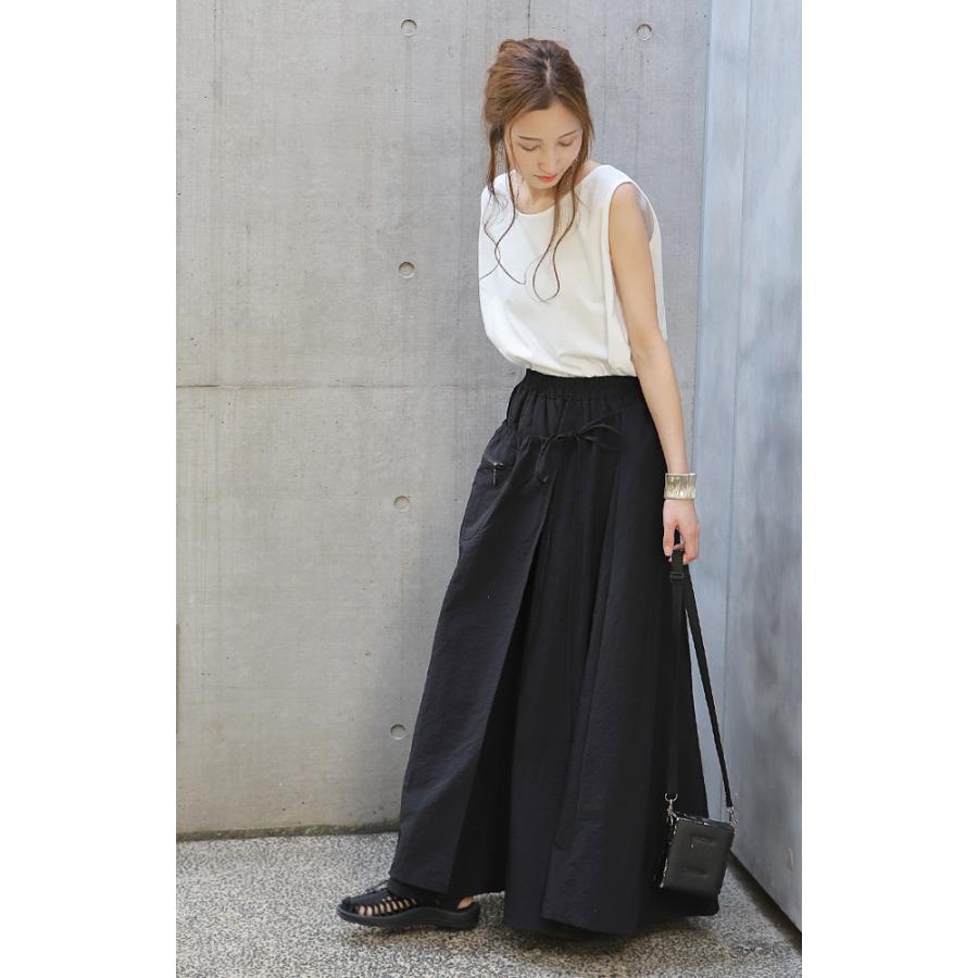 スカート ロングスカート ロング ラップスカート 巻きスカート マキシスカート マキシ アシメ ウエストゴム ゴム フレア Aライン 無地 Y409 Hug U ハグユー 通販 Yahoo ショッピング