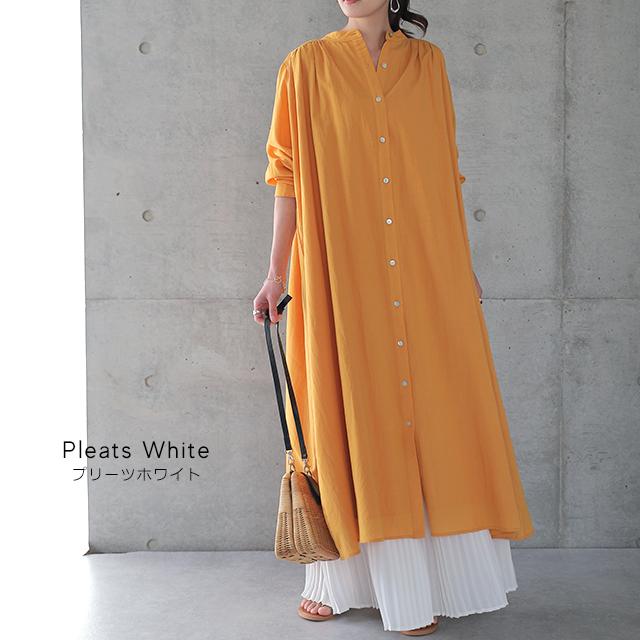 スカート ロング  プリーツ シフォン レース ペチコート インナー レイヤード | HUG.U | 21