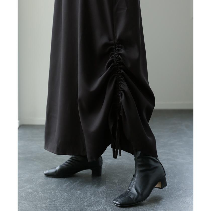 ワンピース ノースリーブ ロングワンピース パール フォーマル ドレス 結婚式 | HUG.U | 05