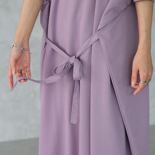 ワンピース マキシワンピース レディース ワンピ ロングワンピース ロングワンピ ロング マキシ 半袖 リボン バックリボン 体型カバー | HUG.U | 17