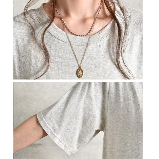 ワンピース プリーツ ロングワンピース ロング マキシワンピース Tシャツワンピース レディース プリーツワンピース 半袖 体型カバー | HUG.U | 21