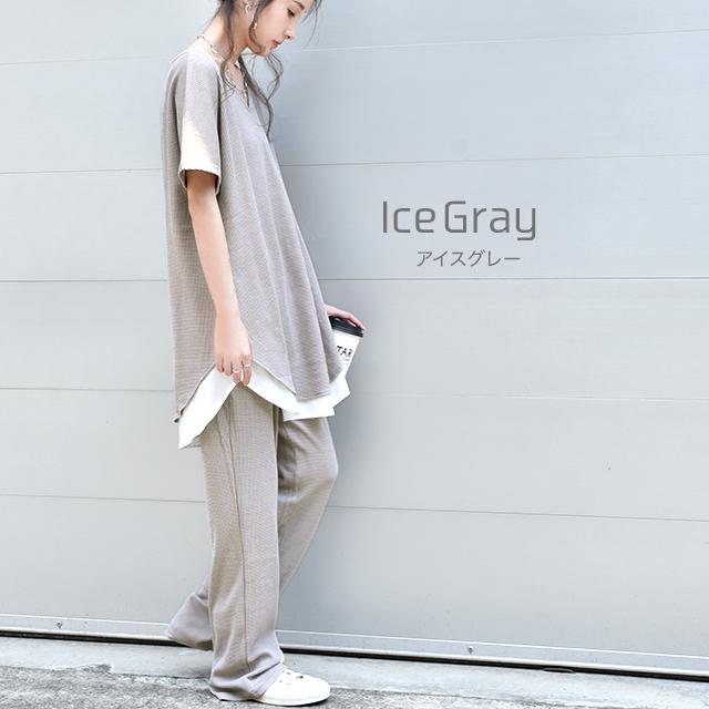 ルームウェア レディース ワンマイルウェア セットアップ パジャマ 部屋着 半袖 | HUG.U | 19