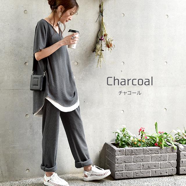 ルームウェア レディース ワンマイルウェア セットアップ パジャマ 部屋着 半袖 | HUG.U | 15