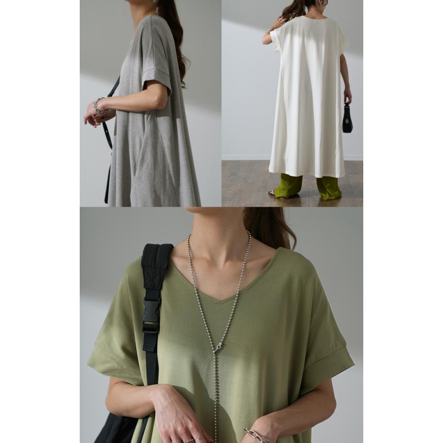 ワンピース レディース ロングワンピース ロング マキシワンピース Tシャツ | HUG.U | 19