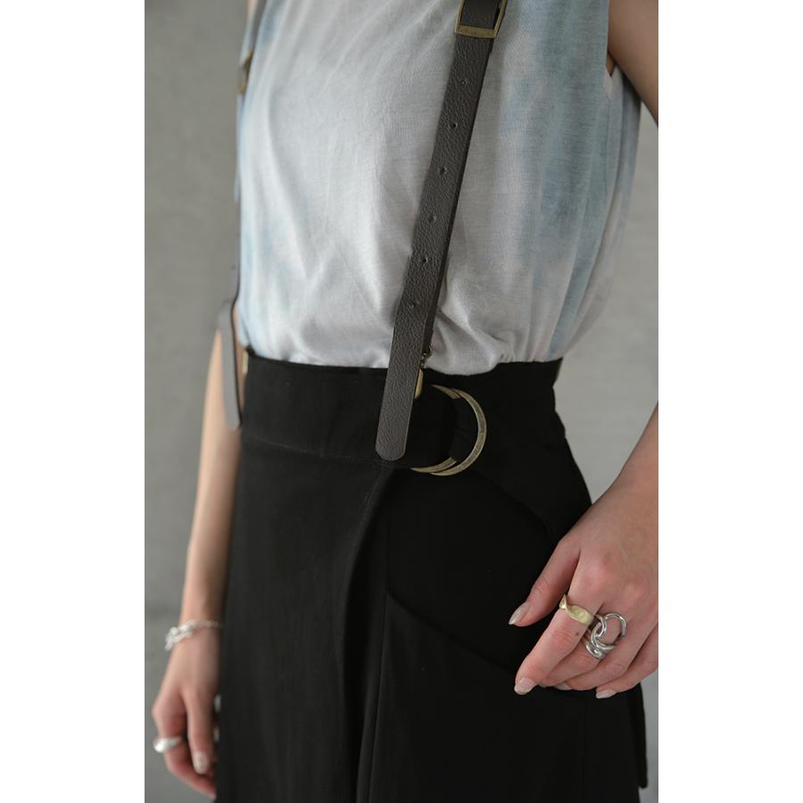 スカート ロング ロングスカート ラップスカート サスペンダースカート 大きいサイズ レディース | HUG.U | 10