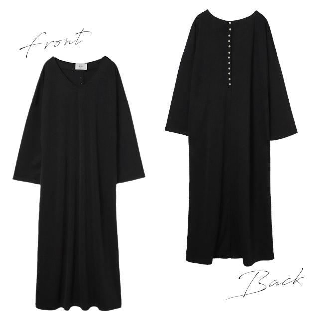 ワンピース Aライン ロングワンピース パール レディース 長袖 結婚式 パーティー | HUG.U | 19