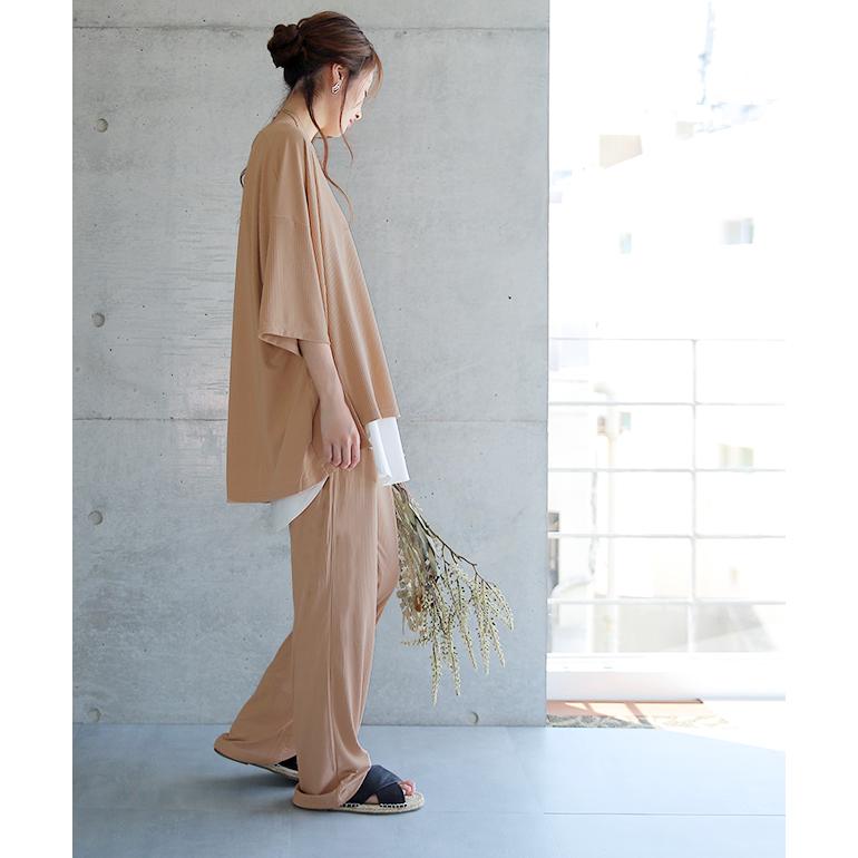 セットアップ ルームウェア ワンマイルウェア 上下セット パジャマ レディース 半袖 | HUG.U | 07