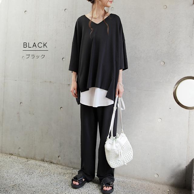 セットアップ ルームウェア ワンマイルウェア 上下セット パジャマ レディース 半袖 | HUG.U | 12