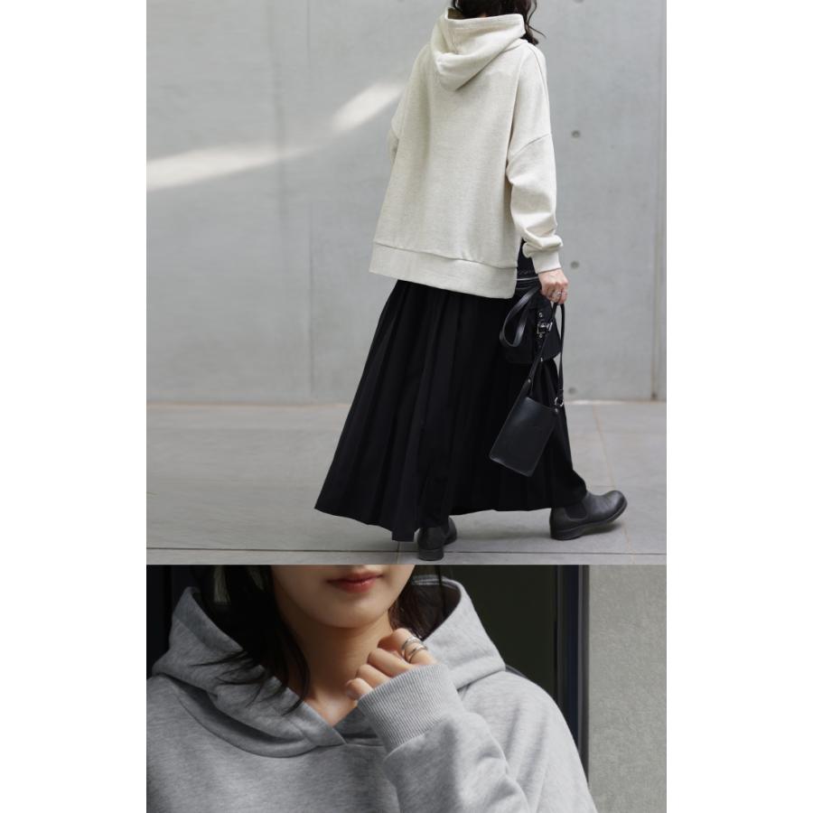 パーカー レディース トップス トレーナー スウェット 無地 コーデ スエット 薄手 | HUG.U | 23