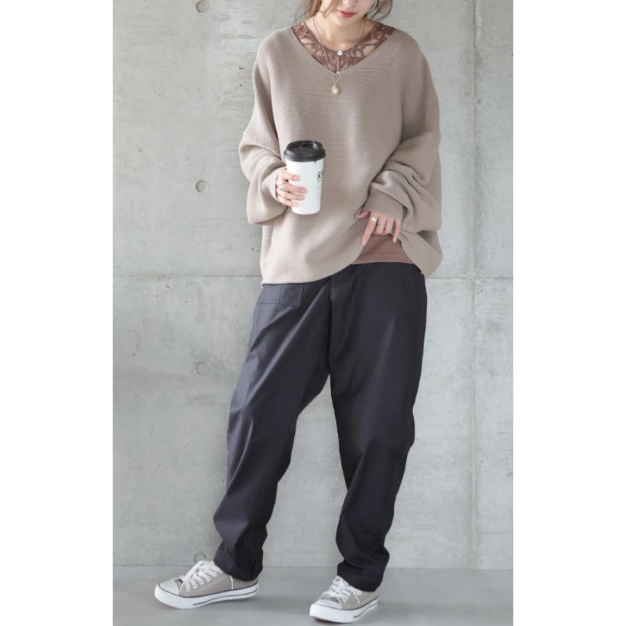 パンツ レディース カーゴパンツ チノパン テーパードパンツ ワークパンツ ハイウエスト | HUG.U | 21