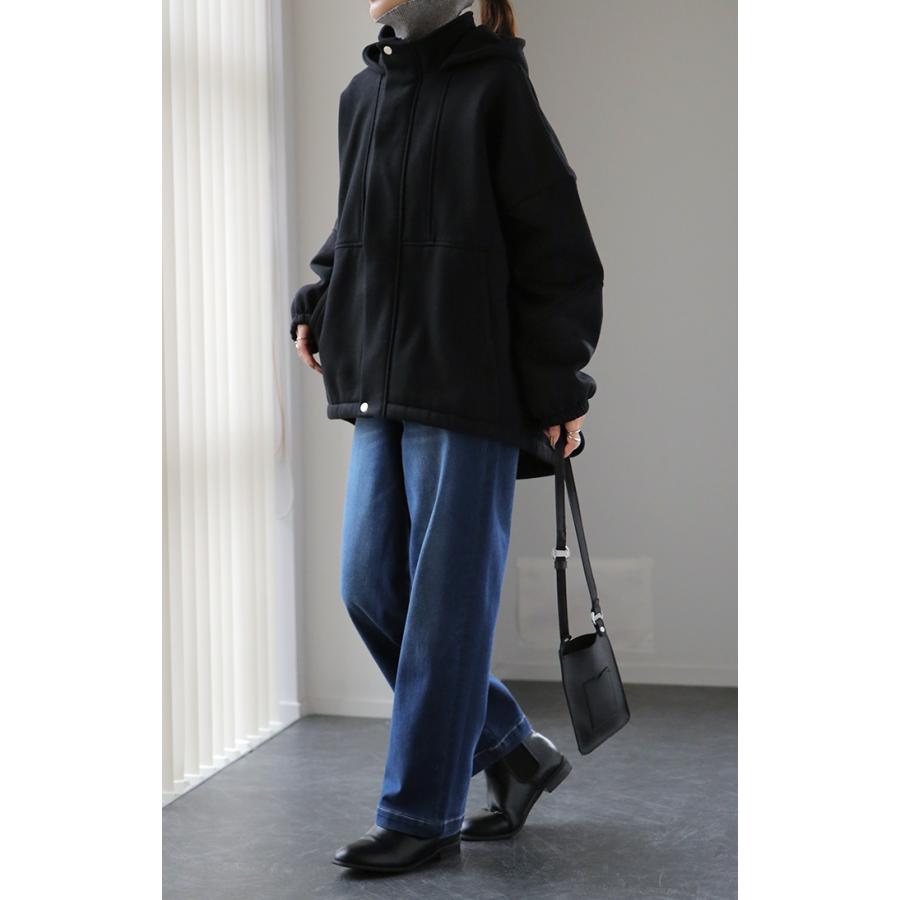 アウター レディース パーカー 裏起毛 トップス トレーナー スウェット ジャケット 大きいサイズ OUTER2410 | HUG.U | 11