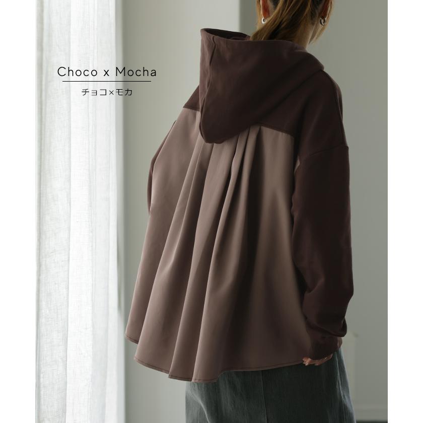 パーカー レディース  トップス 長袖 プルオーバー トレーナー スウェット 綿 コーデ | HUG.U | 20