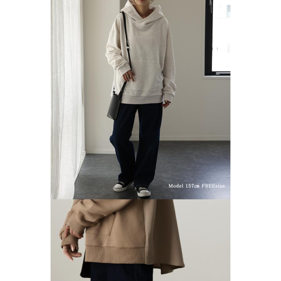 パーカー レディース  トップス 長袖 プルオーバー トレーナー スウェット 綿 コーデ | HUG.U | 21