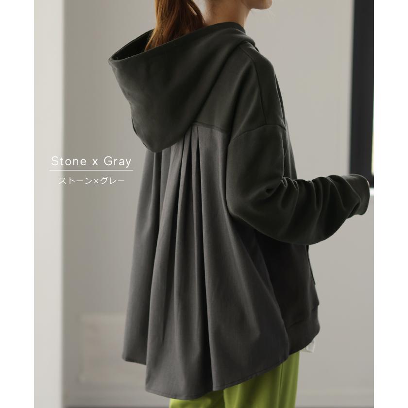 パーカー レディース  トップス 長袖 プルオーバー トレーナー スウェット 綿 コーデ | HUG.U | 25