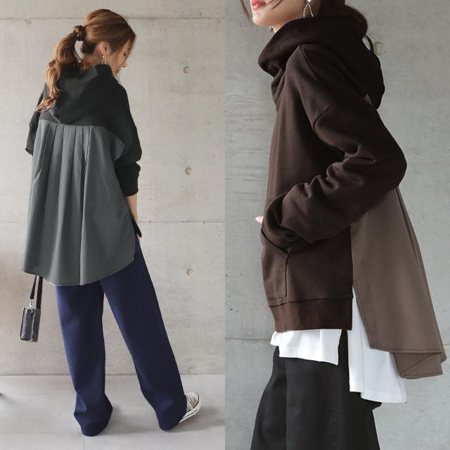 パーカー レディース トップス 長袖 プルオーバー トレーナー スウェット 綿 コーデ Y559 Hug U ハグユー 通販 Yahoo ショッピング